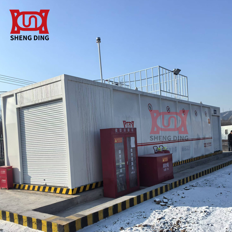 Skid-Mounted Gas Station Installation Completed Skid-Mounted Gas Station Installation Completed