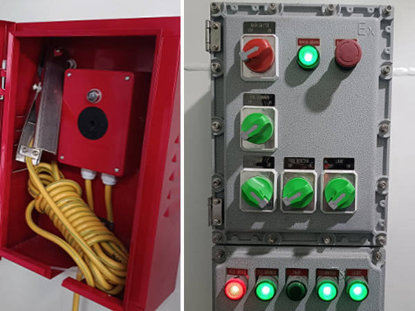 Static grounding & Electric control