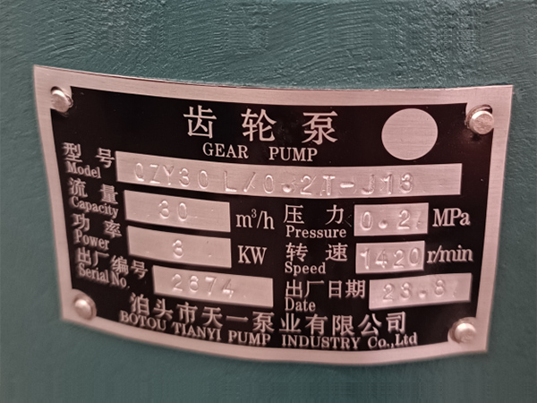 Transfer Pump (Inlet & Outlet Pump)
