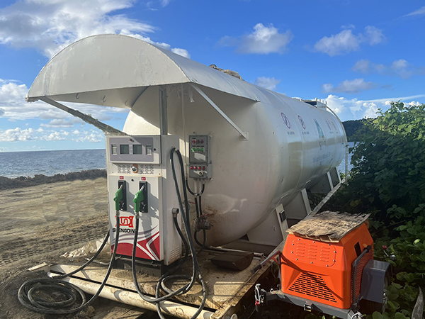55000 Liter Mobile Skid Mounted Gas Station