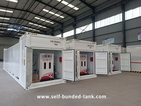 5000 Liter Container Mounted Gas Station With Fuel Dispenser 5000 Liter Container Mounted Gas Station With Fuel Dispenser