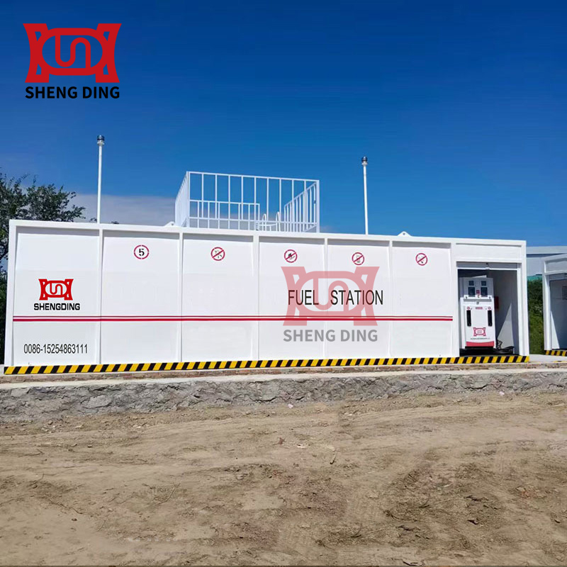 40 Foot Mobile Gas Station Installation Completed