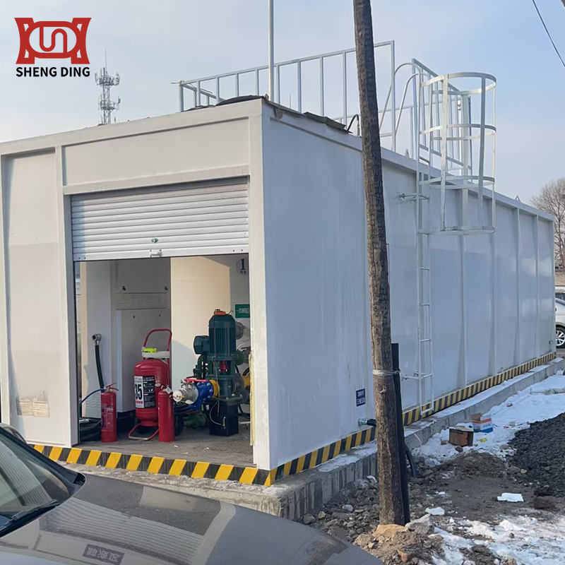 Installation Of 40ft Mobile Filling Station