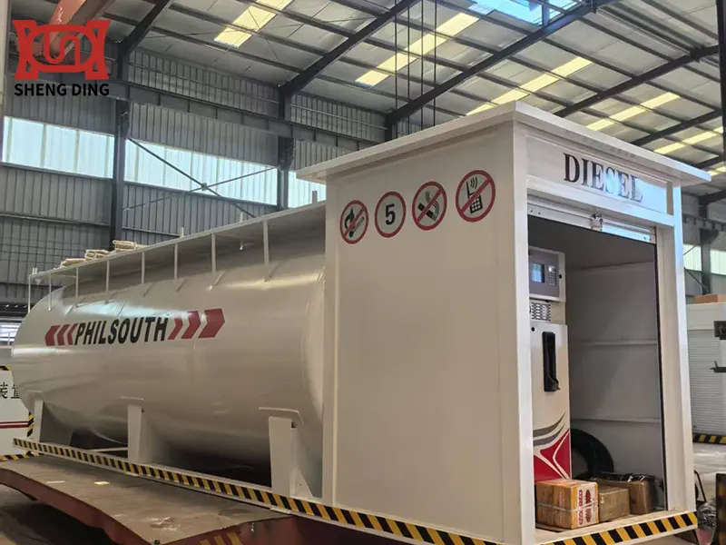 Skid-Mounted Fuel Station Ready To Load Skid-Mounted Fuel Station Ready To Load