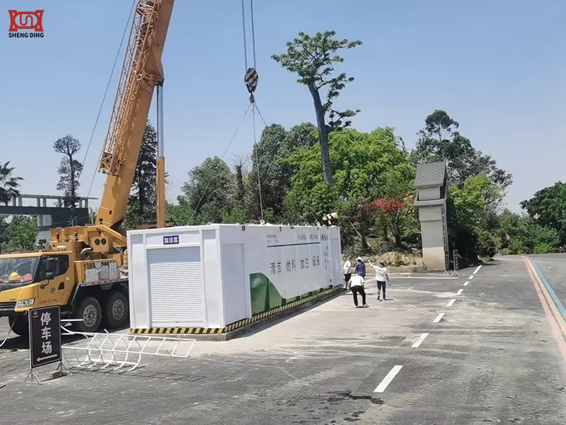Skid Mounted Fuel Station Installation Skid Mounted Fuel Station Installation