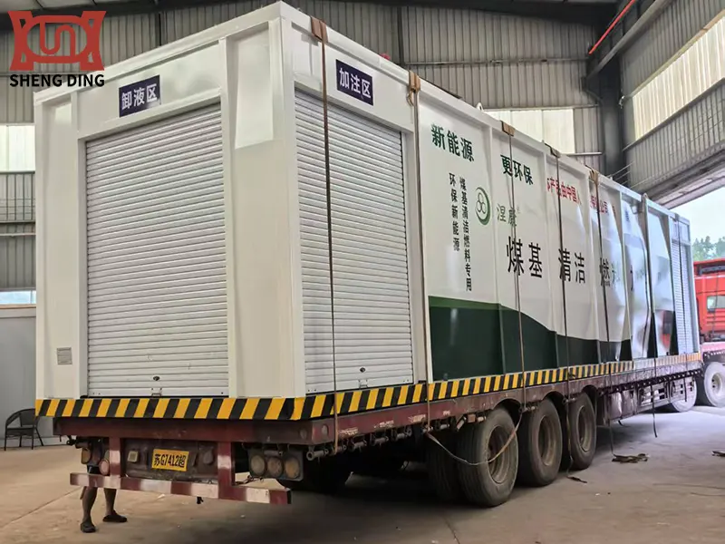 Skid-Mounted Fuel Station Loading And Delivery