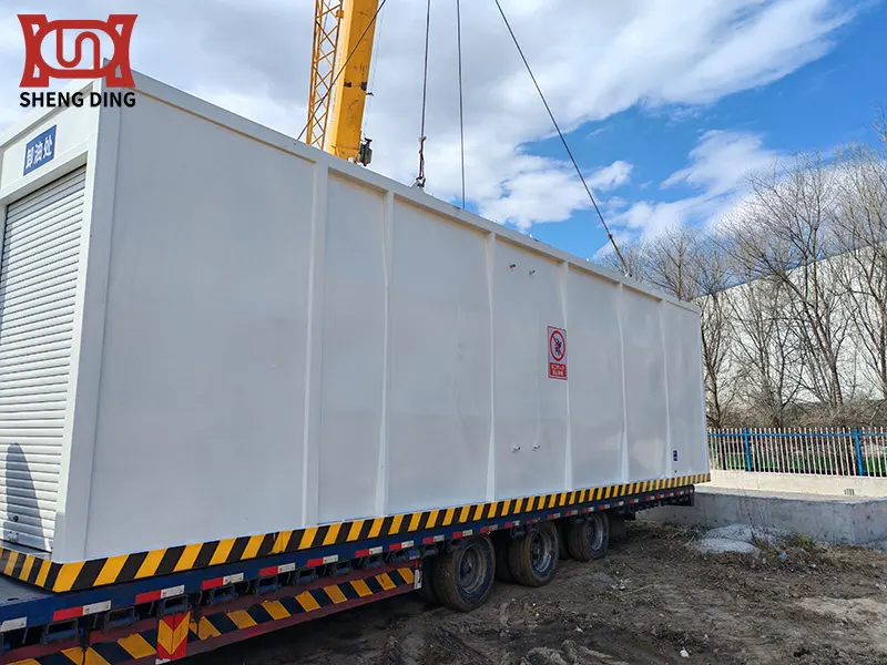 Unloading Of Skid-Mounted Fuel Station