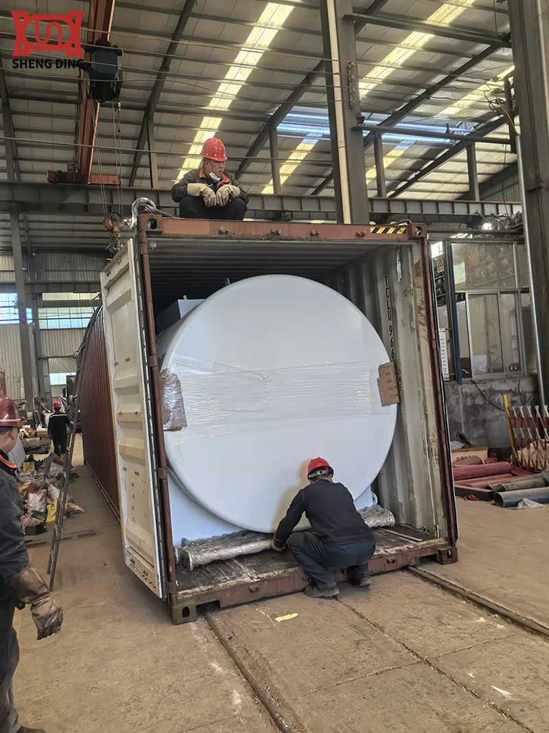 Self-Bunded Fuel Tanks Loading And Shipping