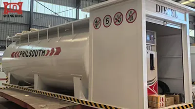Basic introduction and usage of one tank with multiple storage compartments in mobile Fuel Stations