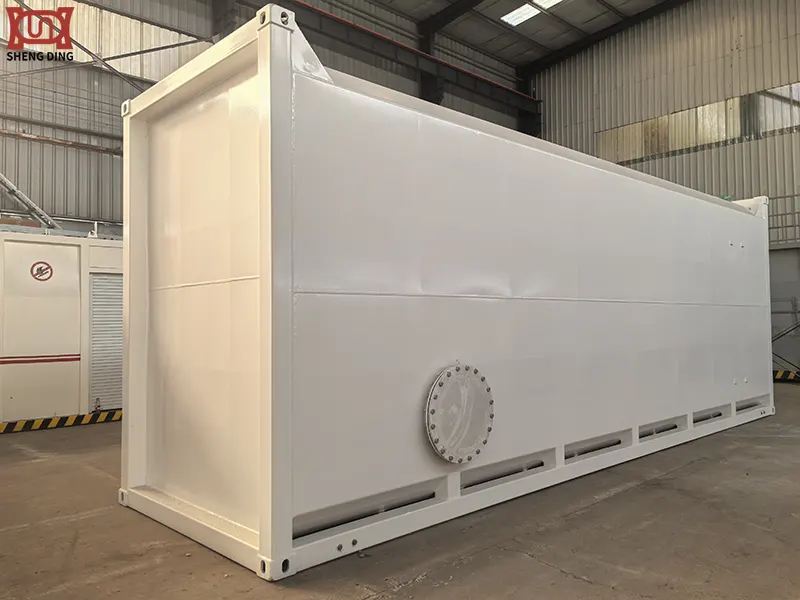 Skid-Mounted Gas Station In Production