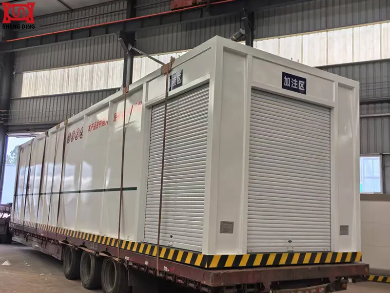 Skid-Mounted Gas Station Loading And Delivery