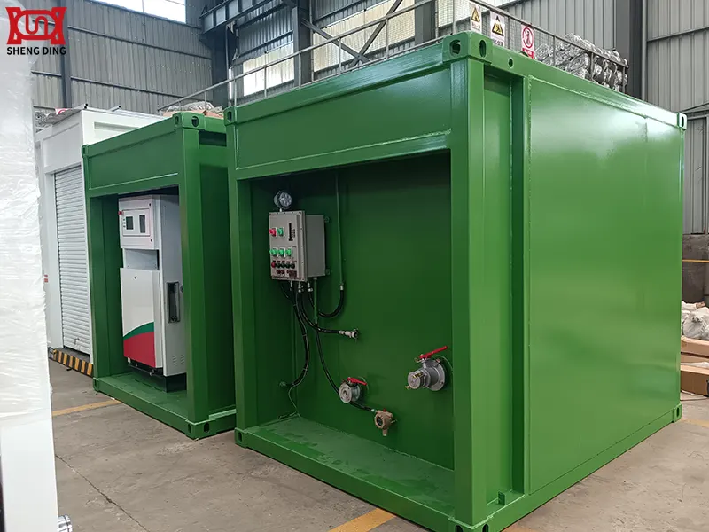 Small Skid-Mounted Gas Station Demonstration