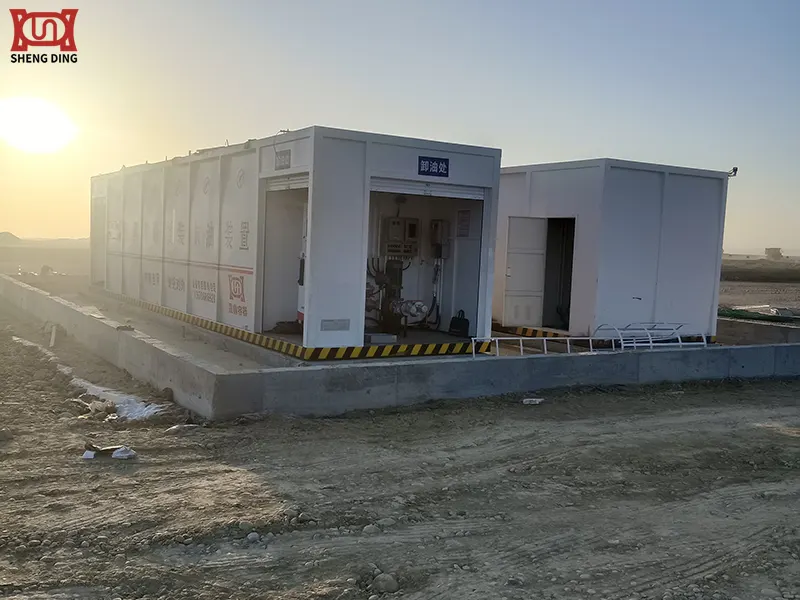 Mobile Refueling Station Is in Operation