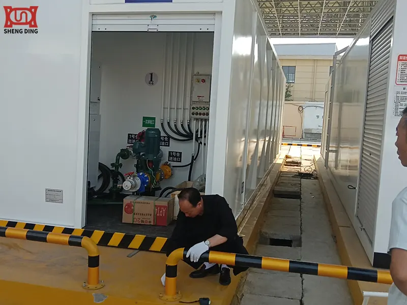 Installation of Mobile Fuel Station Leak Testing Equipment