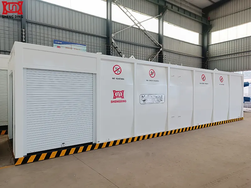Corrosion Protection Treatment for 50-Ton Container Gas Station