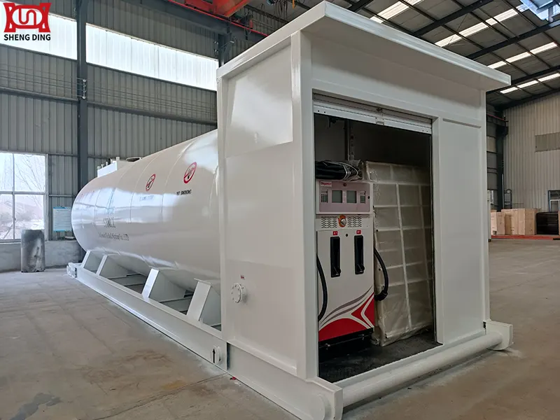 The Surface Anti-Corrosion Treatment of the Skid-Mounted Fuel Station Is Complete