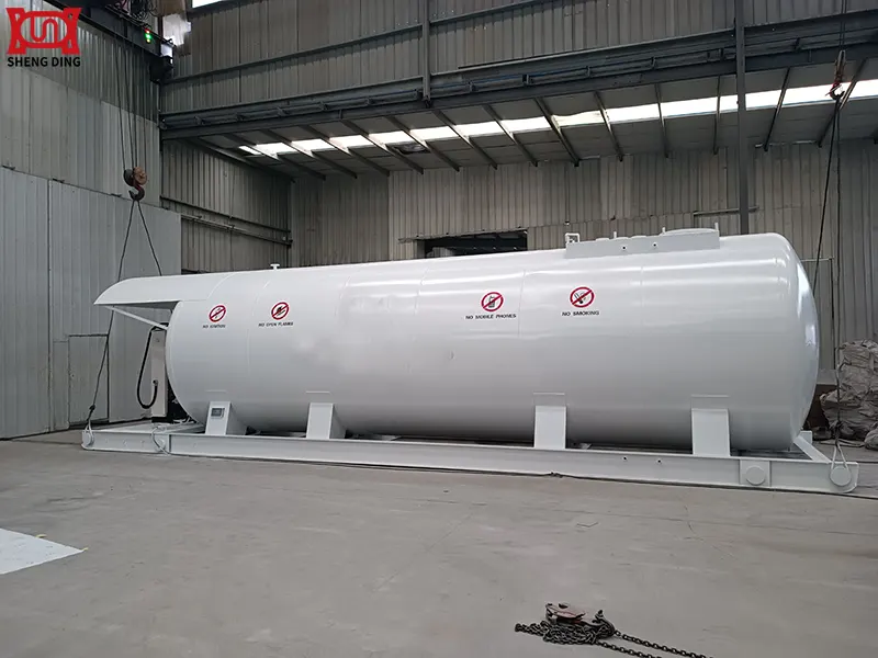 The Skid-Mounted Gas Station Has Been Processed and Is Ready for Loading