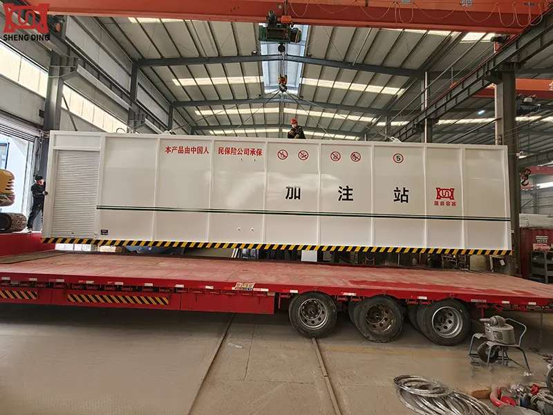 Skid-Mounted Refueling Station Loading