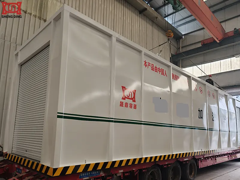 The Skid-Mounted Refueling Station Will Dispatch the Vehicle Immediately After Loading Is Completed