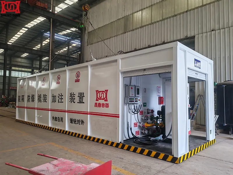 Installation of Monitoring System for Skid-Mounted Fuel Station