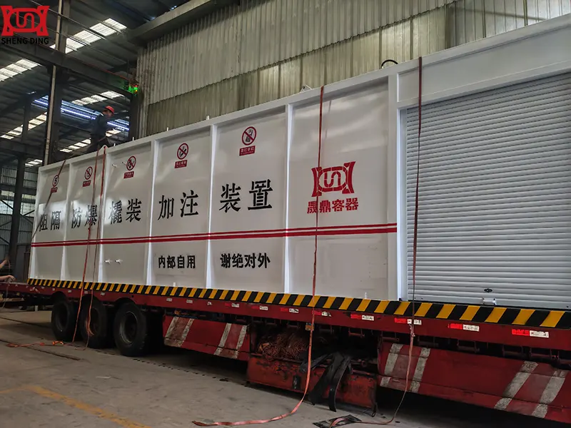 Loading and Shipment of Skid-Mounted Fuel Station