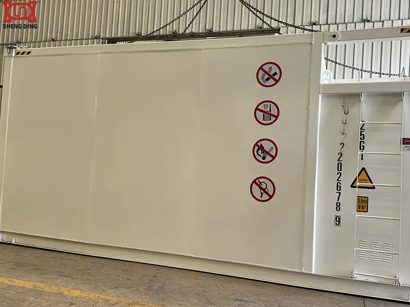 High-Temperature Resistant Skid-Mounted Fuel Station in Production
