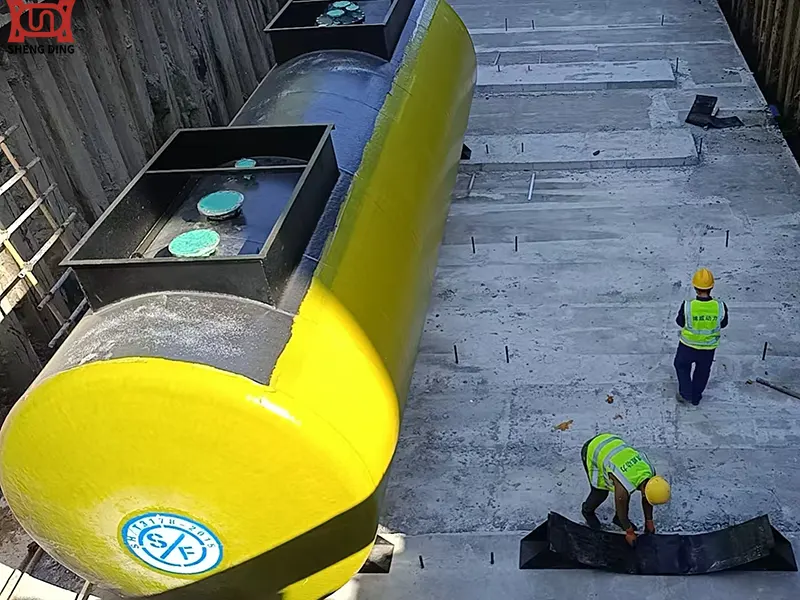 Sf Double-Walled Oil Tank Installation Site