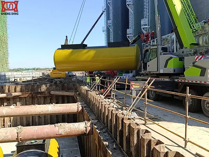 Sf Double-Walled Oil Tank Unloading