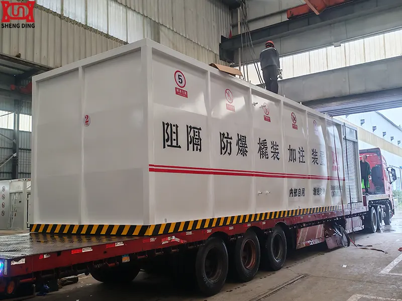 Crane Lifting and Positioning of Skid-Mounted Fuel Station