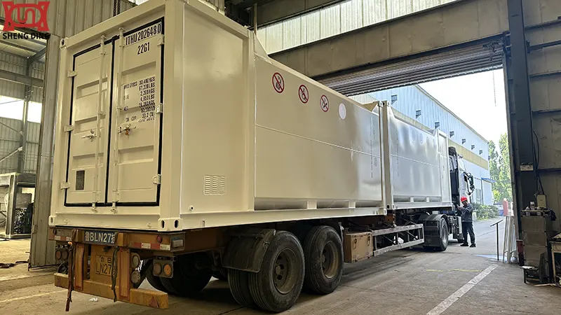 Multi-Energy Skid-Mounted Fuel Station for Diesel, Hydrogen & LNG Multi-Energy Skid-Mounted Fuel Station for Diesel, Hydrogen & LNG