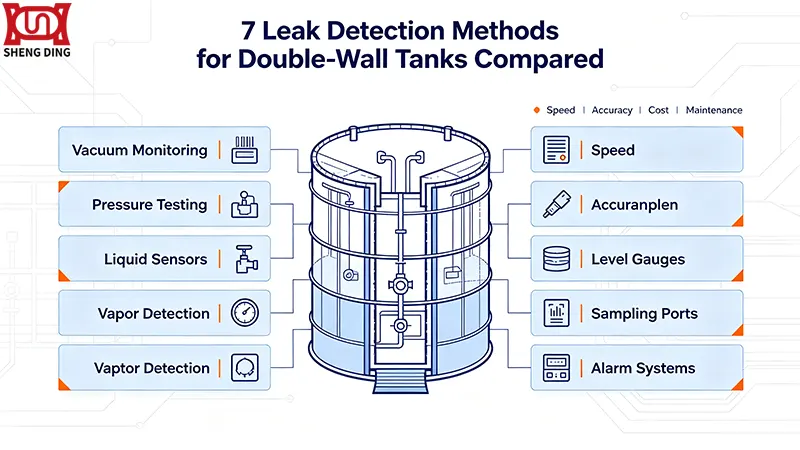 7 Leak Detection Methods for Double-Wall Tanks Compared 7 Leak Detection Methods for Double-Wall Tanks Compared