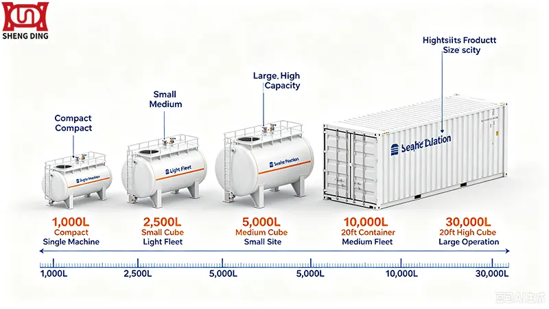 Comparison of 5 best self bunded tank sizes from 1000L to 30000L for small and medium mobile fuel operations Comparison of 5 best self bunded tank sizes from 1000L to 30000L for small and medium mobile fuel operations