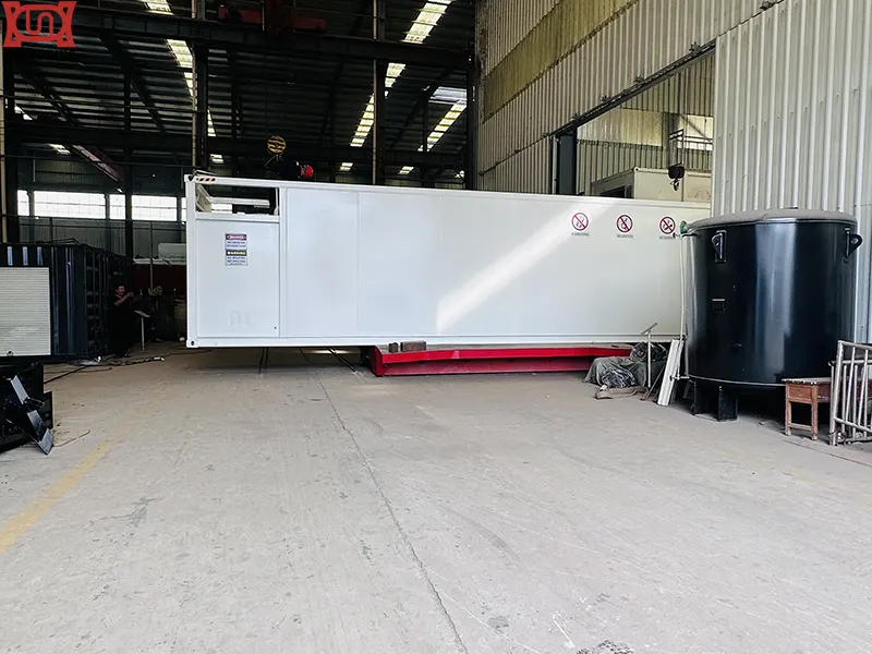 Skid-mounted fuel station deployed at Middle East mega-project construction site Skid-mounted fuel station deployed at Middle East mega-project construction site